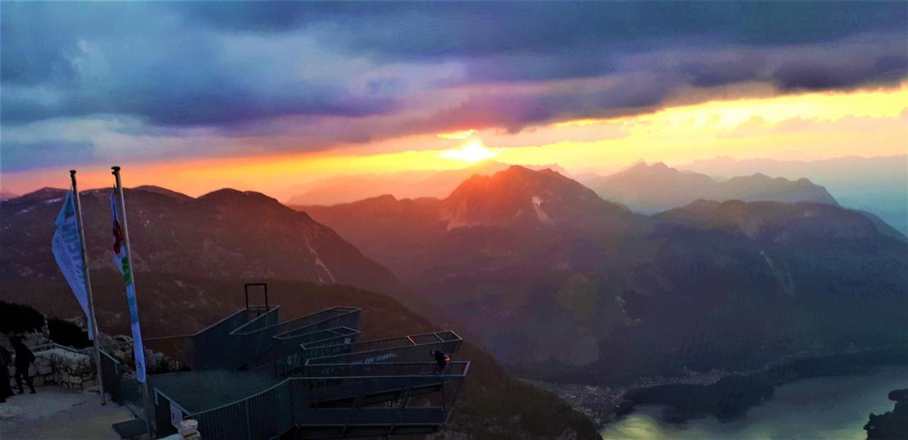 Haus Bellevue Lägenhet Obertraun Exteriör bild