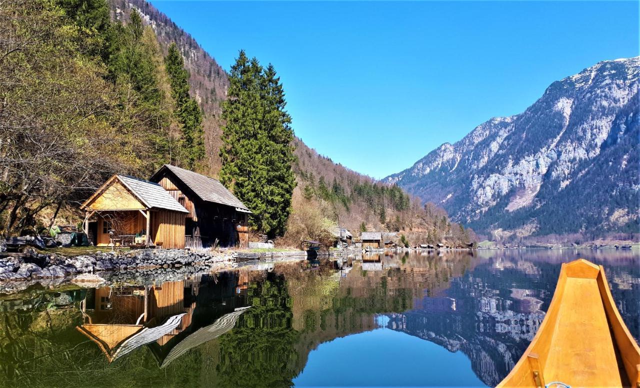 Haus Bellevue Lägenhet Obertraun Exteriör bild