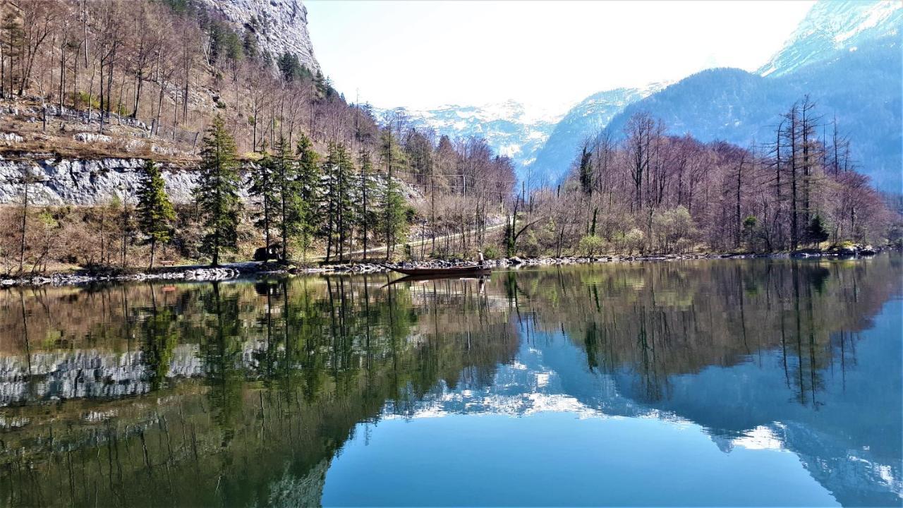 Haus Bellevue Lägenhet Obertraun Exteriör bild