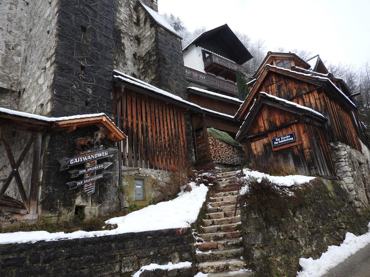 Haus Bellevue Lägenhet Obertraun Exteriör bild