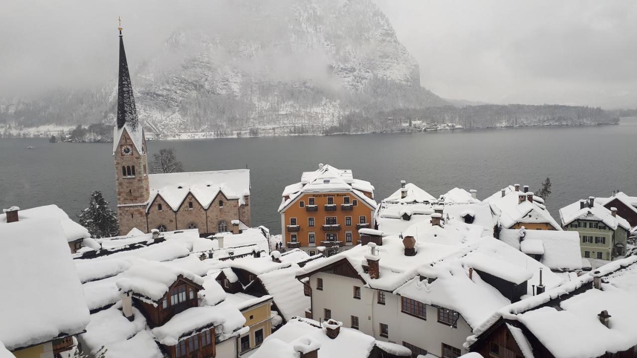 Haus Bellevue Lägenhet Obertraun Exteriör bild